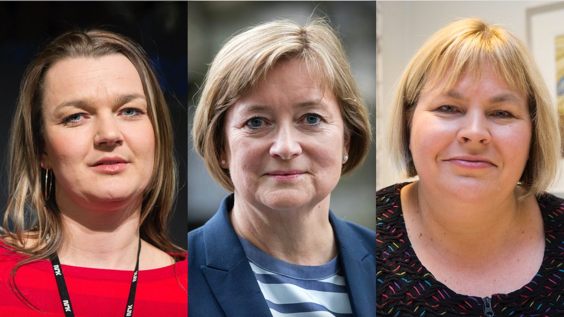 Hege Iren Frantzen, Hanna Relling Berg og Elin Floberghagen. Foto: Berit Roald, Gorm Kallestad og Håkon Mosvold Larsen / NTB. Hege Iren Frantzen, Hanna Relling Berg og Elin Floberghagen. Foto: Berit Roald, Gorm Kallestad og Håkon Mosvold Larsen / NTB.