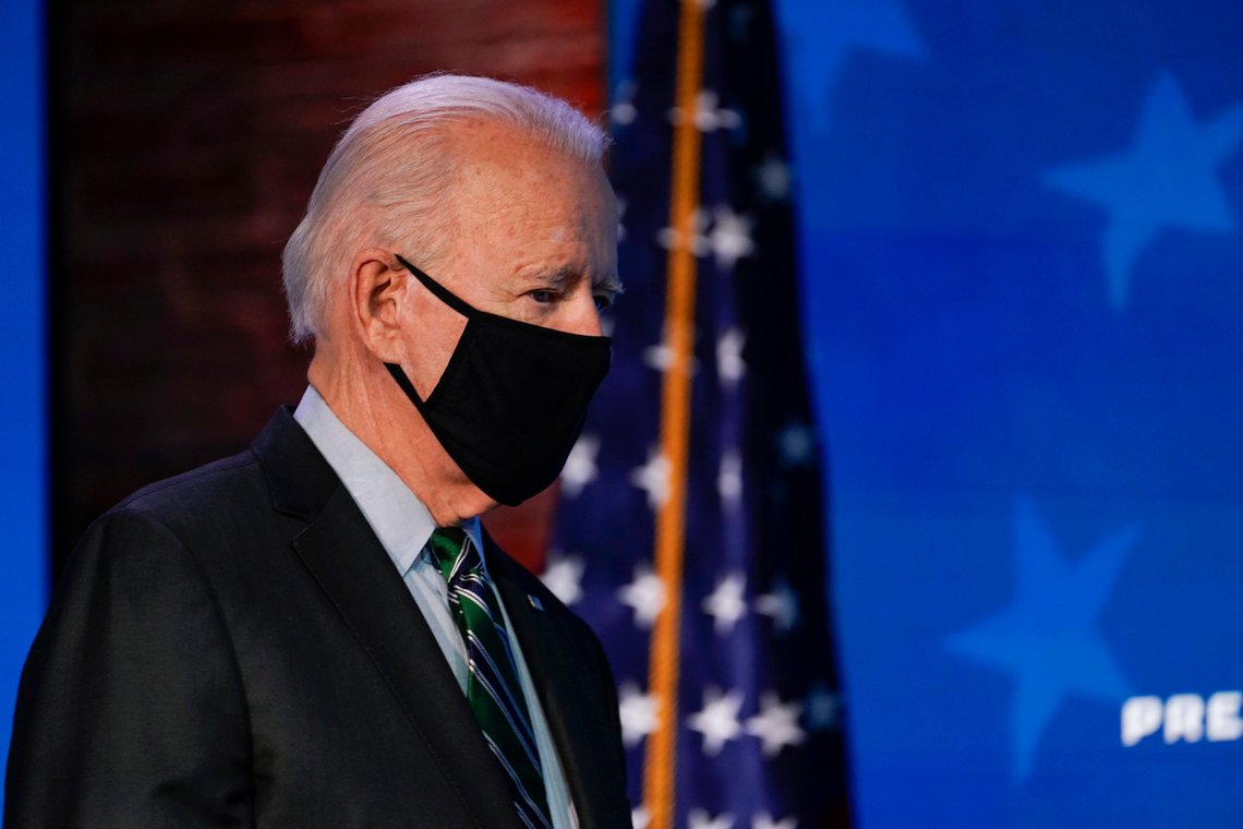 President-elect Joe Biden arrives to speak during an event at The Queen theater, Saturday, Jan. 16, 2021, in Wilmington, Del. (AP Photo/Matt Slocum) President-elect Joe Biden arrives to speak during an event at The Queen theater, Saturday, Jan. 16, 2021, in Wilmington, Del. (AP Photo/Matt Slocum)