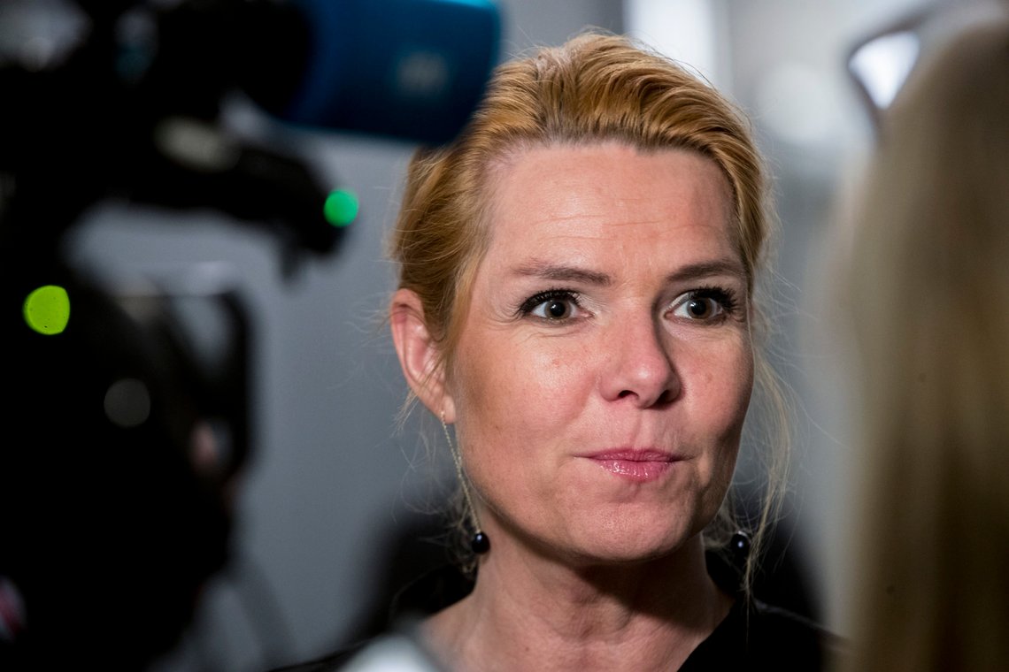 København, Danmark. 20190306.
Danske Innvandringsminister Inger Støjberg etter møte om innvandring i København.
Foto: Vidar Ruud / NTB København, Danmark. 20190306.
Danske Innvandringsminister Inger Støjberg etter møte om innvandring i København.
Foto: Vidar Ruud / NTB