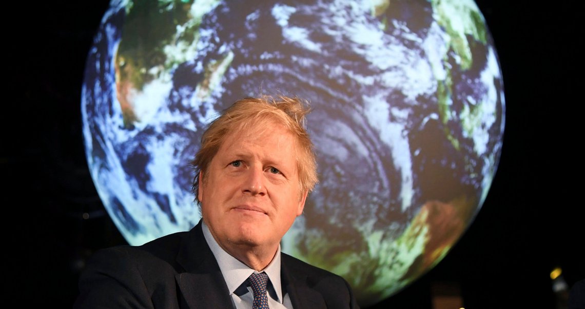 FILE - In this Feb. 4, 2020 file photo, Britain's Prime Minister Boris Johnson launches the upcoming UK-hosted COP26 UN Climate Summit in London, England. World leaders breathed an audible sigh of relief that the United States under President Joe Biden is rejoining the global effort to curb climate change, a cause that his predecessor had shunned. (Jeremy Selwyn/Pool via AP, File) FILE - In this Feb. 4, 2020 file photo, Britain's Prime Minister Boris Johnson launches the upcoming UK-hosted COP26 UN Climate Summit in London, England. World leaders breathed an audible sigh of relief that the United States under President Joe Biden is rejoining the global effort to curb climate change, a cause that his predecessor had shunned. (Jeremy Selwyn/Pool via AP, File)