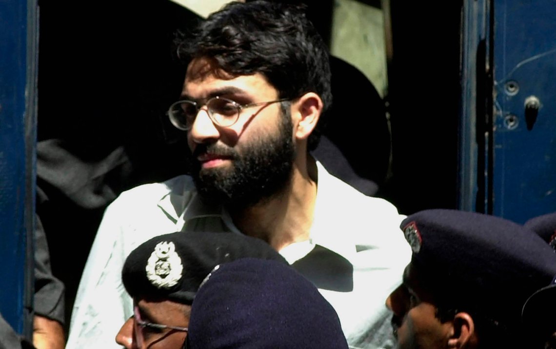 FILE - In this March 29, 2002 file photo, Ahmed Omar Saeed Sheikh, the alleged mastermind behind Wall Street Journal reporter Daniel Pearl's kidnap-slaying, appears at the court in Karachi, Pakistan. Pakistan's Supreme Court on Thursday, Jan. 28, 2021 has ordered the release of Ahmed Omar Saeed Sheikh convicted and later acquitted in the gruesome beheading of American journalist Daniel Pearl in 2002. The court also dismissed an appeal of Ahmad Saeed Omar Sheikh's acquittal by Pearl's family. (AP Photo/Zia Mazhar, File) FILE - In this March 29, 2002 file photo, Ahmed Omar Saeed Sheikh, the alleged mastermind behind Wall Street Journal reporter Daniel Pearl's kidnap-slaying, appears at the court in Karachi, Pakistan. Pakistan's Supreme Court on Thursday, Jan. 28, 2021 has ordered the release of Ahmed Omar Saeed Sheikh convicted and later acquitted in the gruesome beheading of American journalist Daniel Pearl in 2002. The court also dismissed an appeal of Ahmad Saeed Omar Sheikh's acquittal by Pearl's family. (AP Photo/Zia Mazhar, File)