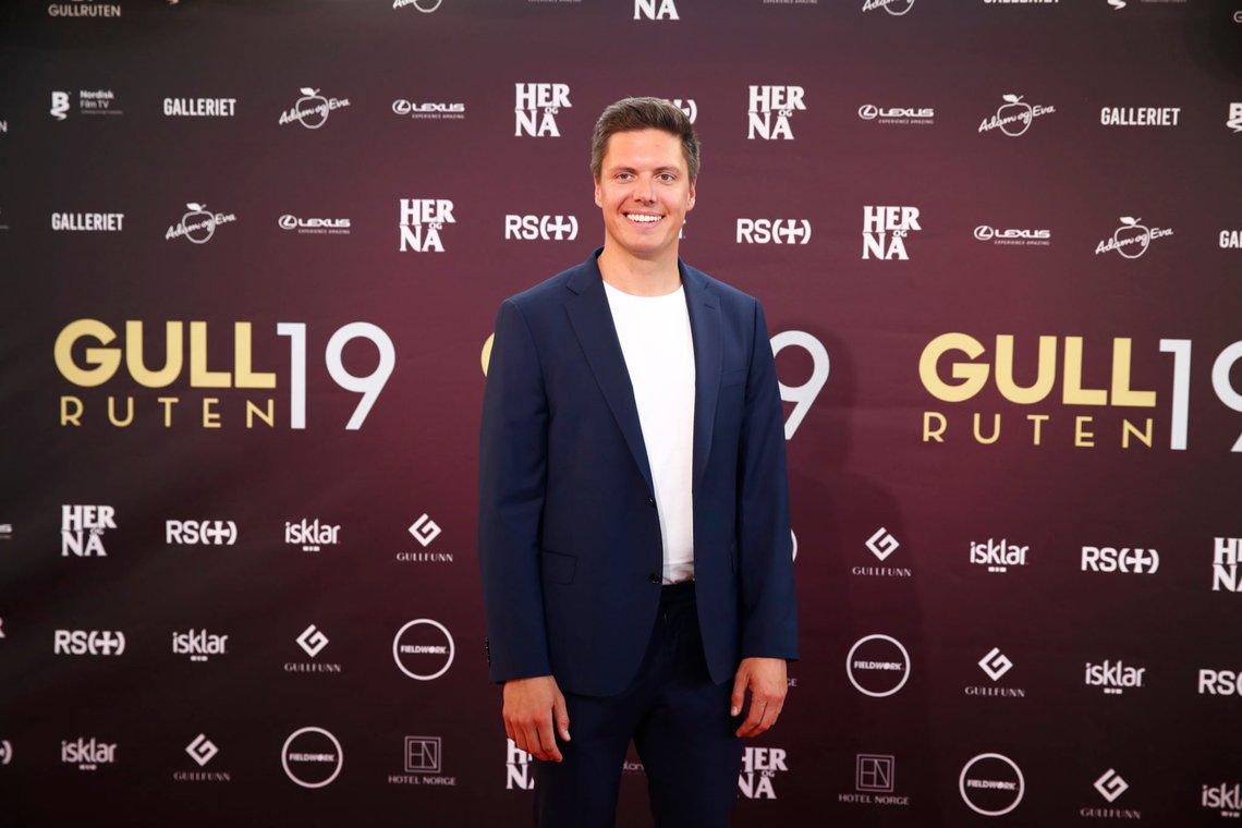 Bergen 20190511.
Andreas Wahl på rød løper før Gullruten 2019 i Grieghallen i Bergen.
Foto: Terje Pedersen / NTB Bergen 20190511.
Andreas Wahl på rød løper før Gullruten 2019 i Grieghallen i Bergen.
Foto: Terje Pedersen / NTB