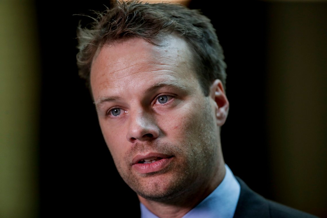 Oslo 20200526.
Jon Engen Helgheim (Frp) i Stortinget under debatten om den nye bioteknologiloven.
Foto: Vidar Ruud / NTB Oslo 20200526.
Jon Engen Helgheim (Frp) i Stortinget under debatten om den nye bioteknologiloven.
Foto: Vidar Ruud / NTB