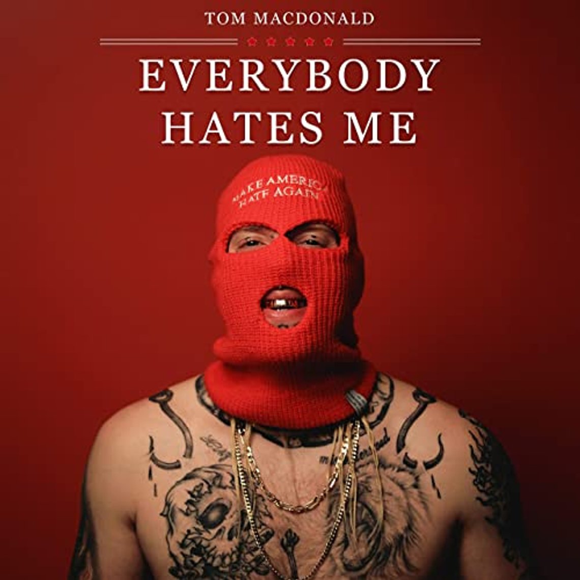 Tom MacDonald, rapper. Foto: Skjermdump av platecover Tom MacDonald, rapper. Foto: Skjermdump av platecover