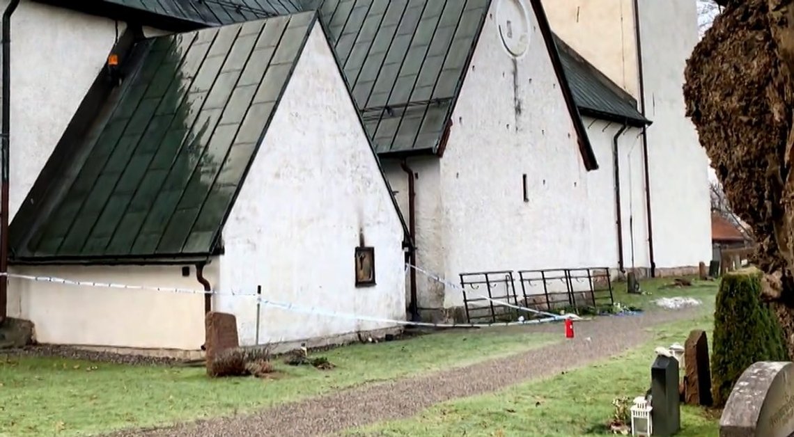 Spånga kyrka - stillbilde fra video Spånga kyrka - stillbilde fra video