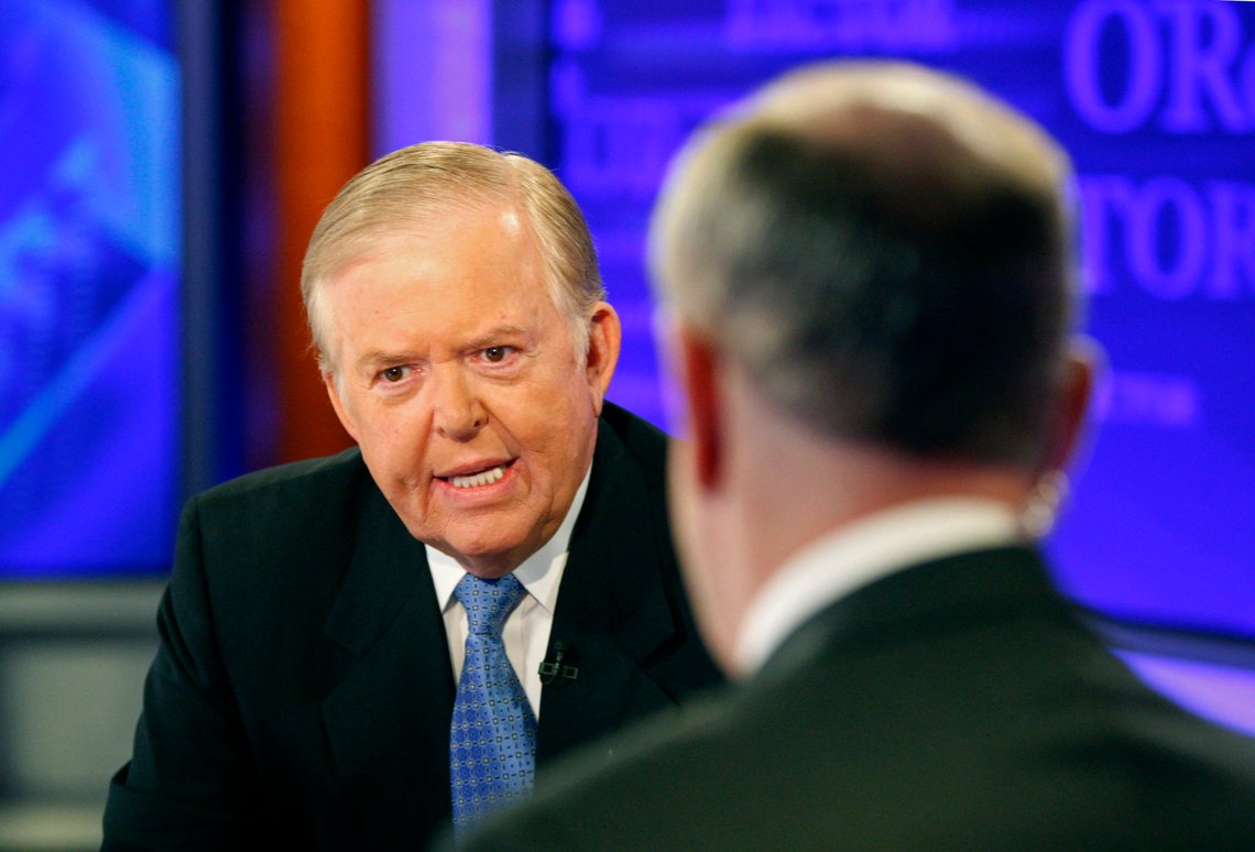 Longtime CNN commentator Lou Dobbs, left, who resigned from the cable network last week after 29 years, speaks with Bill O'Reilly during taping a segment for Fox News channel's "The O'Reilly Factor," in New York, Monday, Nov. 16, 2009. (AP Photo/Kathy Willens) Longtime CNN commentator Lou Dobbs, left, who resigned from the cable network last week after 29 years, speaks with Bill O'Reilly during taping a segment for Fox News channel's "The O'Reilly Factor," in New York, Monday, Nov. 16, 2009. (AP Photo/Kathy Willens)