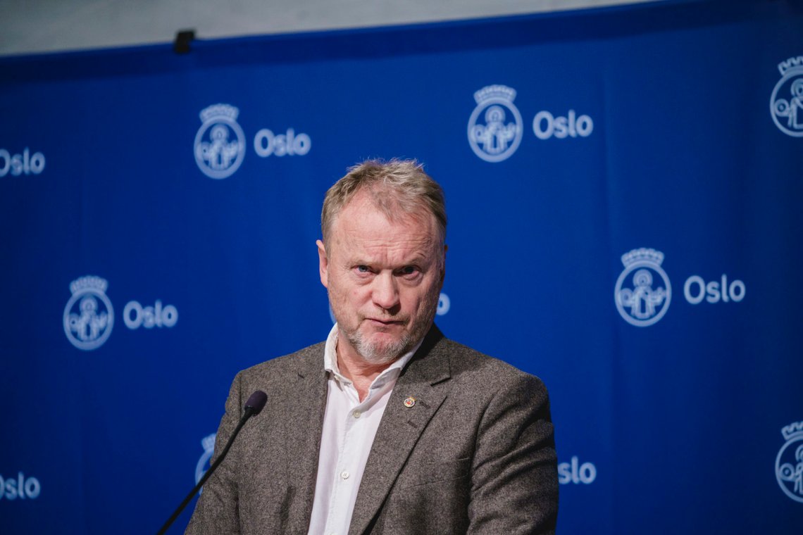 Oslo 20210201.
Byrådsleder Raymond Johansen orienterer om koronasituasjonen og hvilke tiltak som skal gjelde i Oslo fra onsdag 3. februar.
Foto: Stian Lysberg Solum / NTB Oslo 20210201.
Byrådsleder Raymond Johansen orienterer om koronasituasjonen og hvilke tiltak som skal gjelde i Oslo fra onsdag 3. februar.
Foto: Stian Lysberg Solum / NTB