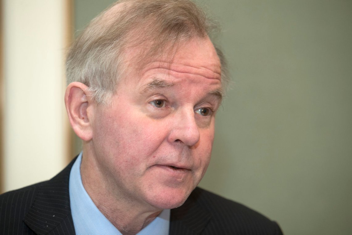 Oslo 20180111.
Ole Petter Ottersen, rektor ved Karolinska Institutet og professor i medisin, offentliggjør mottakerne av Olav Thon Stiftelsen priser.
Samlet tildeling i 2018 er på: 41,9 millioner kroner.
Foto: Terje Bendiksby / NTB Oslo 20180111.
Ole Petter Ottersen, rektor ved Karolinska Institutet og professor i medisin, offentliggjør mottakerne av Olav Thon Stiftelsen priser.
Samlet tildeling i 2018 er på: 41,9 millioner kroner.
Foto: Terje Bendiksby / NTB