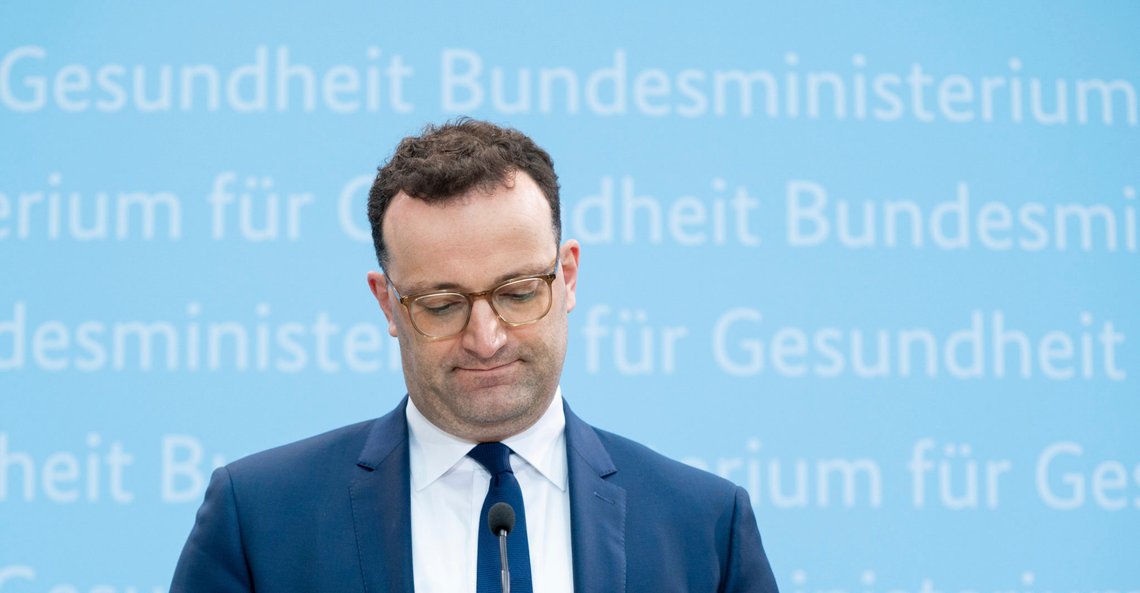 Jens Spahn, Federal Minister of Health, comments on the suspension of Astrazeneca's Corona vaccine at a press conference in Berlin, Germany, Monday, March 15, 2021. The German government says it is suspending use of AstraZenecas coronavirus vaccine over fresh reports of dangerous blood clots in connection with the shot. (Kay Nietfeld/dpa via AP) Jens Spahn, Federal Minister of Health, comments on the suspension of Astrazeneca's Corona vaccine at a press conference in Berlin, Germany, Monday, March 15, 2021. The German government says it is suspending use of AstraZenecas coronavirus vaccine over fresh reports of dangerous blood clots in connection with the shot. (Kay Nietfeld/dpa via AP)