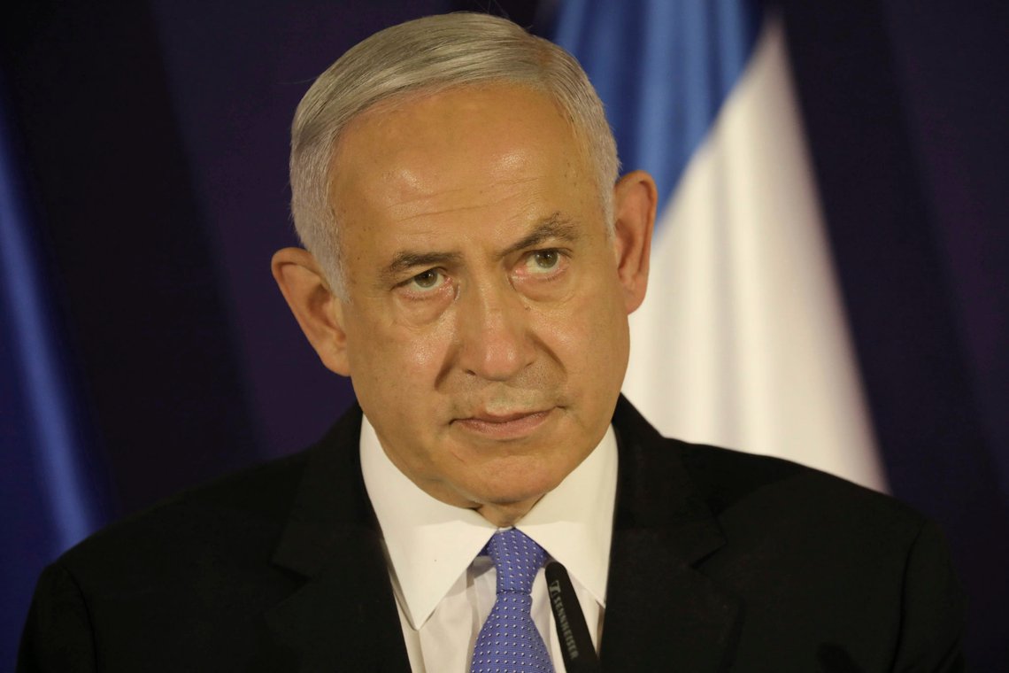 Israeli Prime Minister Benjamin Netanyahu speaks during his meeting with the prime minister of Hungary, Viktor Orbán and Prime Minister of the Czech Republic, Andrej Babis in Jerusalem, on Thursday, March 11, 2021. (Abir Sultan/Pool Photo via AP) Israeli Prime Minister Benjamin Netanyahu speaks during his meeting with the prime minister of Hungary, Viktor Orbán and Prime Minister of the Czech Republic, Andrej Babis in Jerusalem, on Thursday, March 11, 2021. (Abir Sultan/Pool Photo via AP)