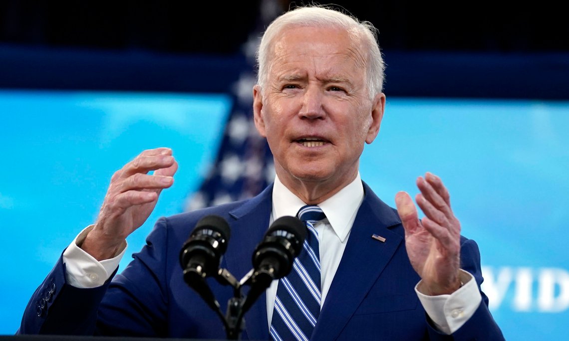 President Joe Biden speaks during an event on COVID-19 vaccinations, in the South Court Auditorium on the White House campus, Monday, March 29, 2021, in Washington. (AP Photo/Evan Vucci) President Joe Biden speaks during an event on COVID-19 vaccinations, in the South Court Auditorium on the White House campus, Monday, March 29, 2021, in Washington. (AP Photo/Evan Vucci)