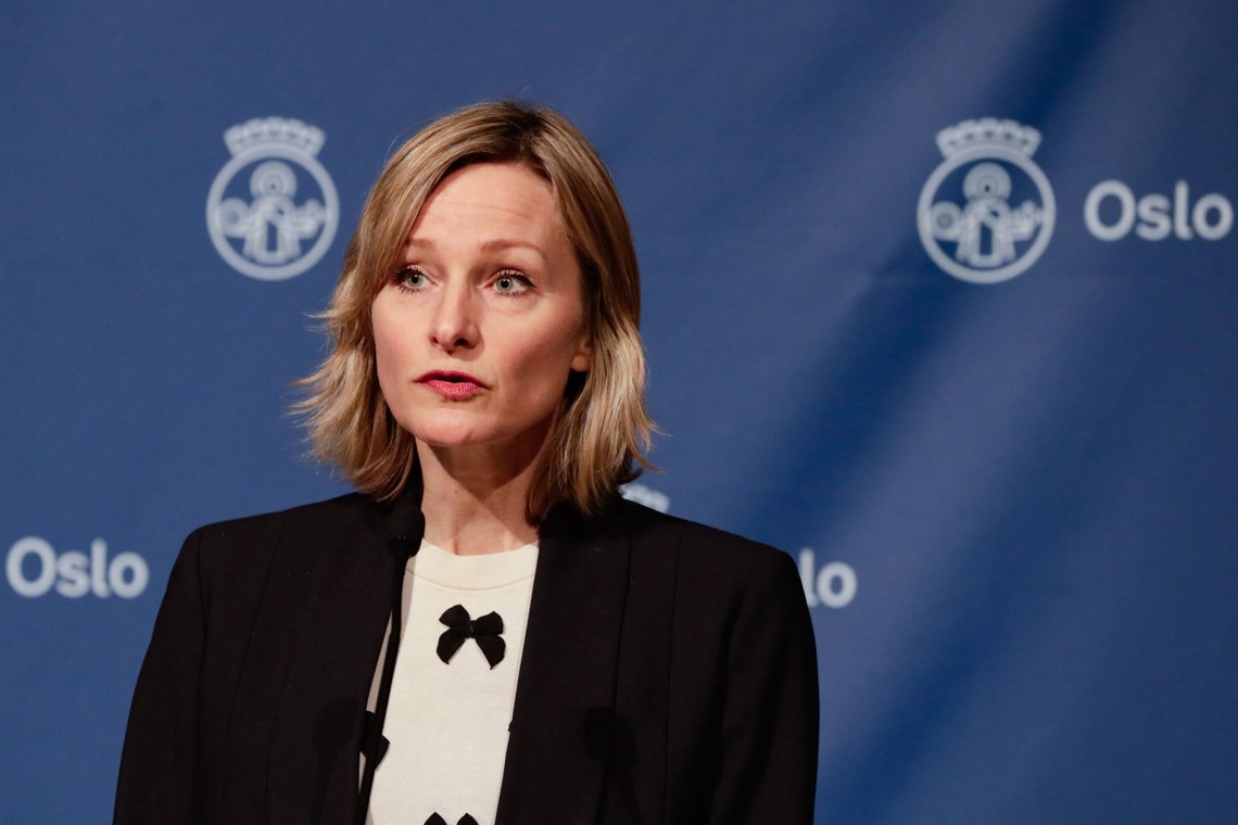 Oslo 20210315.
Skolebyråd Inga Marte Thorkildsen orienterer om koronasituasjonen og hvilke tiltak som skal gjelde fremover i Oslo.
Foto: Berit Roald / NTB Oslo 20210315.
Skolebyråd Inga Marte Thorkildsen orienterer om koronasituasjonen og hvilke tiltak som skal gjelde fremover i Oslo.
Foto: Berit Roald / NTB