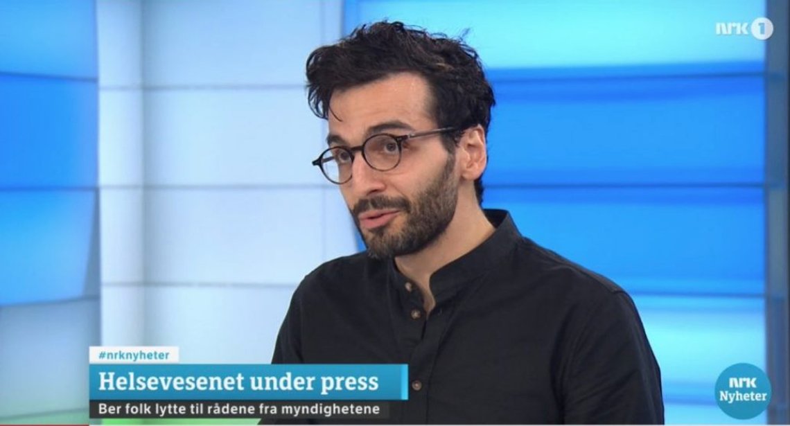Skjermdump NRK. Kaveh Rashidi Skjermdump NRK. Kaveh Rashidi