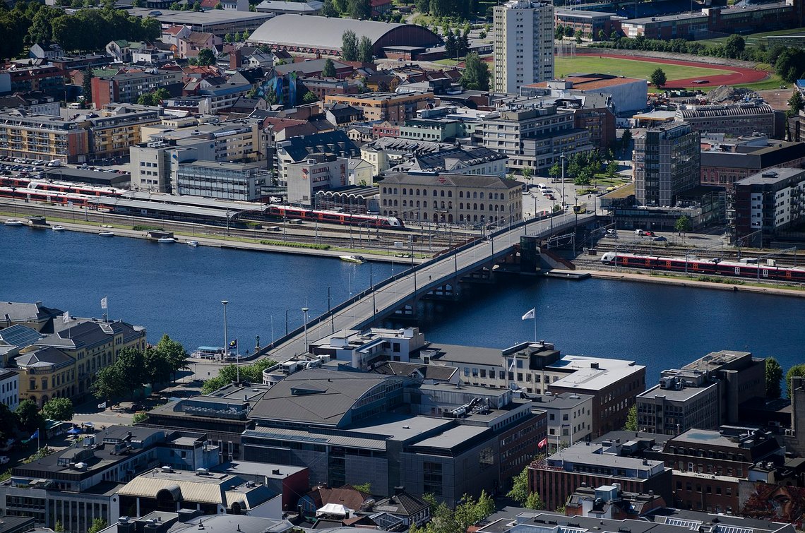 Bybrua Drammen. Foto: Peulle/ Wikipedia Bybrua Drammen. Foto: Peulle/ Wikipedia
