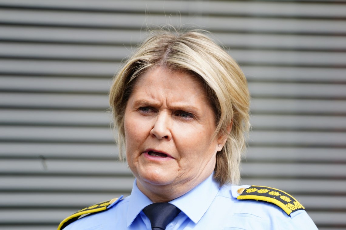 Leder for etterforskning og etterretning i Oslo politdistrikt, Grete Lien Metlid, oppdaterer om drapet på en kvinne på Frogner i Oslo. Foto: Terje Pedersen / NTB Leder for etterforskning og etterretning i Oslo politdistrikt, Grete Lien Metlid, oppdaterer om drapet på en kvinne på Frogner i Oslo. Foto: Terje Pedersen / NTB