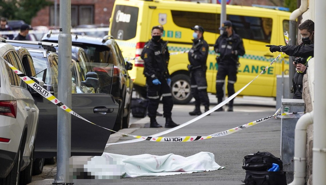 Oslo 20210428.
En kvinne er bekreftet død etter en skyteepisode på Frogner i Oslo.
Foto: Heiko Junge / NTB Oslo 20210428.
En kvinne er bekreftet død etter en skyteepisode på Frogner i Oslo.
Foto: Heiko Junge / NTB