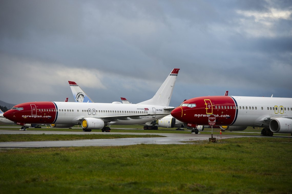 Flyselskapet Norwegian har hatt et krevende år som følge av koronapandemien og reiserestriksjoner. Foto: Carina Johansen / NTB Flyselskapet Norwegian har hatt et krevende år som følge av koronapandemien og reiserestriksjoner. Foto: Carina Johansen / NTB