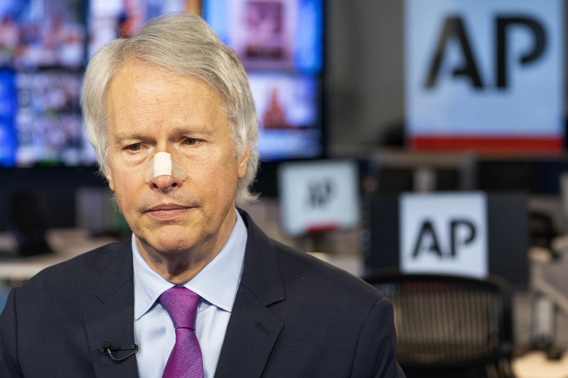 Gary Pruitt, President and CEO of the Associated Press, makes a statement, Saturday, May 15, 2021, in New York, regarding the Israeli military attack on the building housing AP's bureau and other news organizations in Gaza. (AP Photo/Mary Altaffer) Gary Pruitt, President and CEO of the Associated Press, makes a statement, Saturday, May 15, 2021, in New York, regarding the Israeli military attack on the building housing AP's bureau and other news organizations in Gaza. (AP Photo/Mary Altaffer)