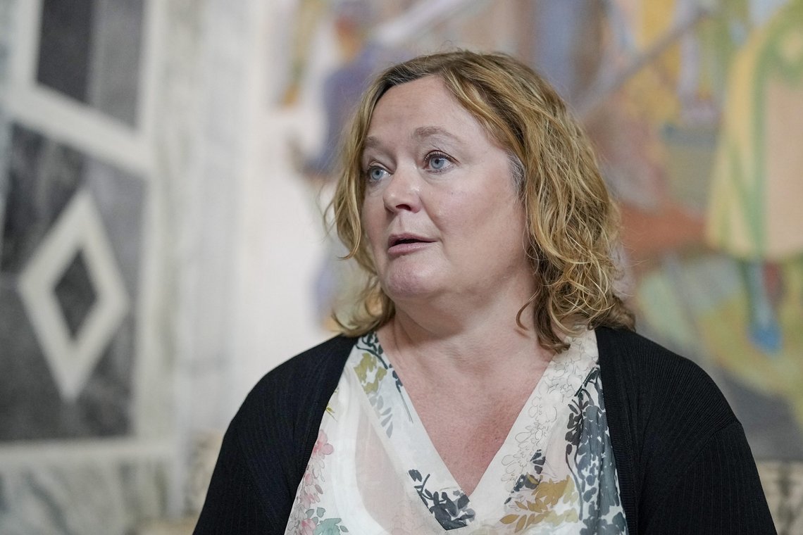 Høyres gruppeleder Anne Haabeth Rygg gir opp muligheten for at Høyre kan danne byråd i Oslo. Foto: Fredrik Hagen / NTB Høyres gruppeleder Anne Haabeth Rygg gir opp muligheten for at Høyre kan danne byråd i Oslo. Foto: Fredrik Hagen / NTB