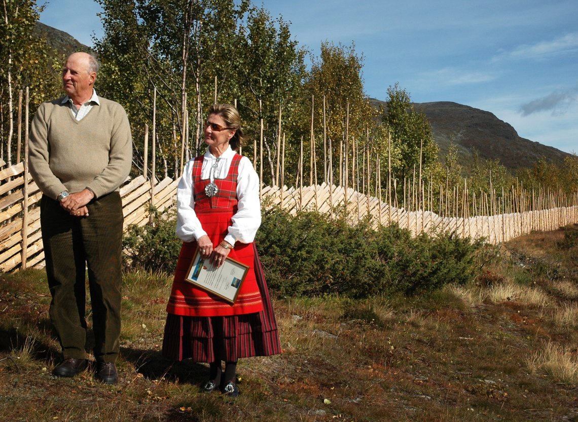 Her er kongeparet avbildet i Sikkilsdalen i 2007. Foto: Einar Almedalen / GD / NTB Her er kongeparet avbildet i Sikkilsdalen i 2007. Foto: Einar Almedalen / GD / NTB