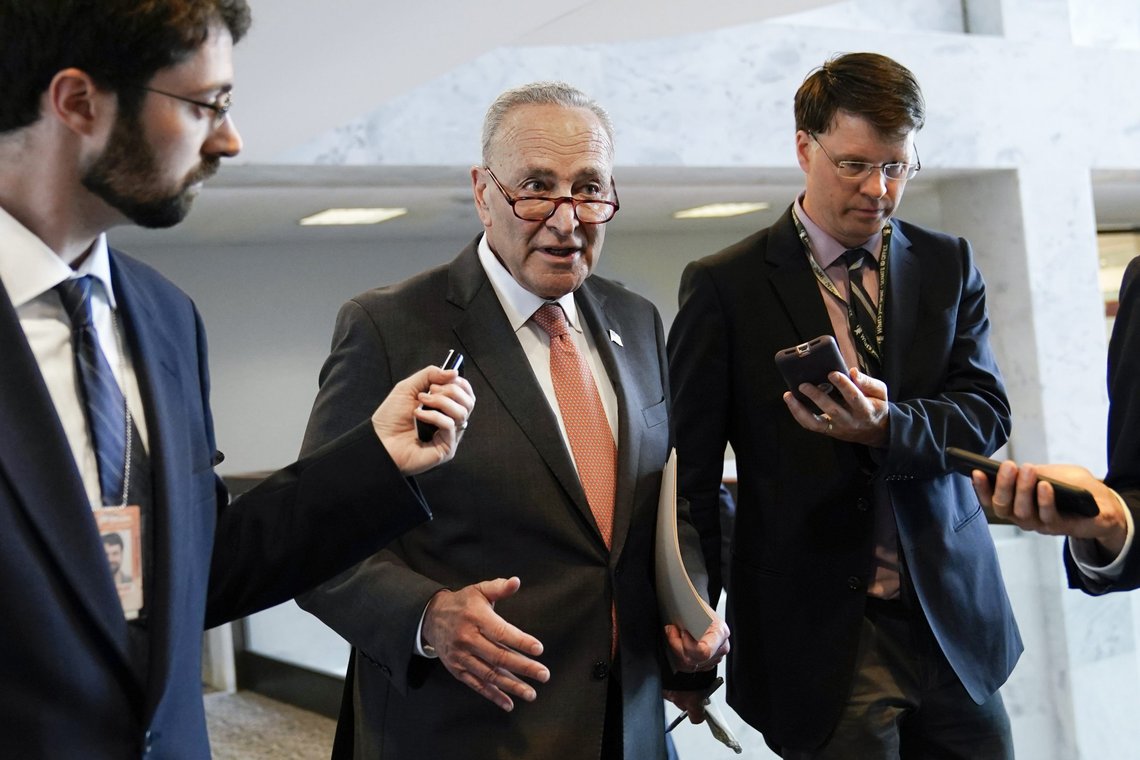 Senatet har godkjent en omfattende teknologipakke som skal gjøre USA mer konkurransedyktig, særlig mot Kina. Foto: Susan Walsh / AP / NTB Senatet har godkjent en omfattende teknologipakke som skal gjøre USA mer konkurransedyktig, særlig mot Kina. Foto: Susan Walsh / AP / NTB
