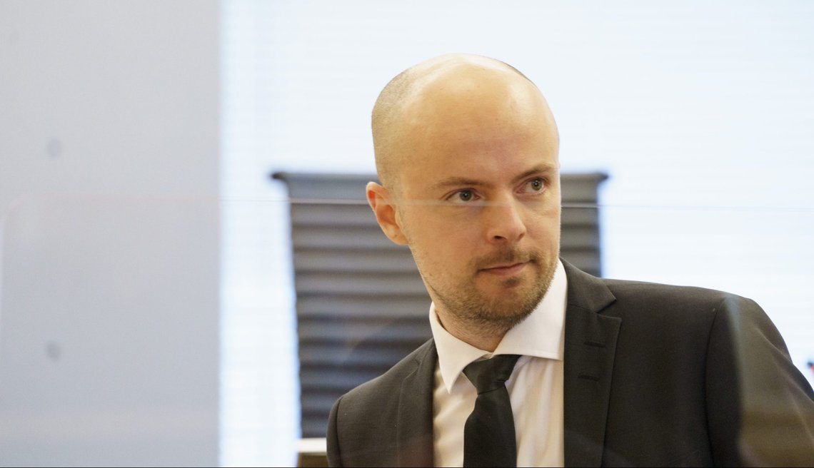 Oslo 20210518.
Advokat Andreas Berg Fevang under rettssaken mot den terrorsiktede 16-åringen fra Syria som starter i Oslo tingrett tirsdag. Aktoratet mener han forberedte en terroraksjon i Norge.
Foto: Torstein Bøe / NTB Oslo 20210518.
Advokat Andreas Berg Fevang under rettssaken mot den terrorsiktede 16-åringen fra Syria som starter i Oslo tingrett tirsdag. Aktoratet mener han forberedte en terroraksjon i Norge.
Foto: Torstein Bøe / NTB