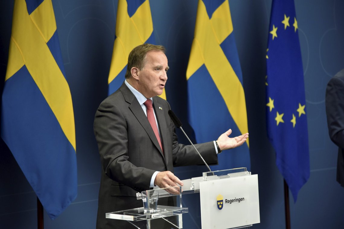 veriges statsminister Stefan Löfven håper å kunne danne en ny rødgrønn regjering hvis Moderaternas leder Ulf Kristersson mislykkes. Foto: Lars Schröder / TT NYHETSBYRÅN / NTB veriges statsminister Stefan Löfven håper å kunne danne en ny rødgrønn regjering hvis Moderaternas leder Ulf Kristersson mislykkes. Foto: Lars Schröder / TT NYHETSBYRÅN / NTB