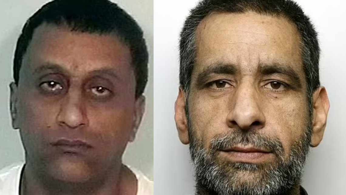 Mohammed Akram og Banaras Hussain er dømt til hhv. 13 og 18 år i fengsel for en serie voldtekter av en tenåringsjente i perioden 1995-98. Foto: West Yorkshire Police Mohammed Akram og Banaras Hussain er dømt til hhv. 13 og 18 år i fengsel for en serie voldtekter av en tenåringsjente i perioden 1995-98. Foto: West Yorkshire Police