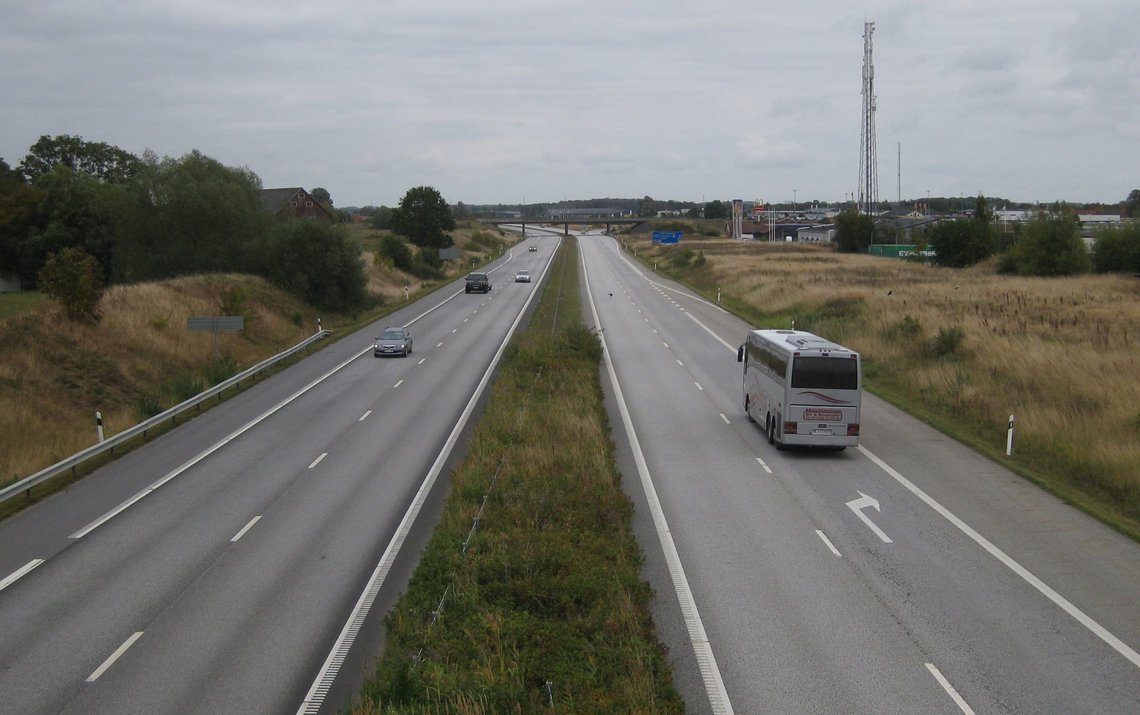 E65 vid Svedala. Foto: Jorchr / Wikipedia E65 vid Svedala. Foto: Jorchr / Wikipedia