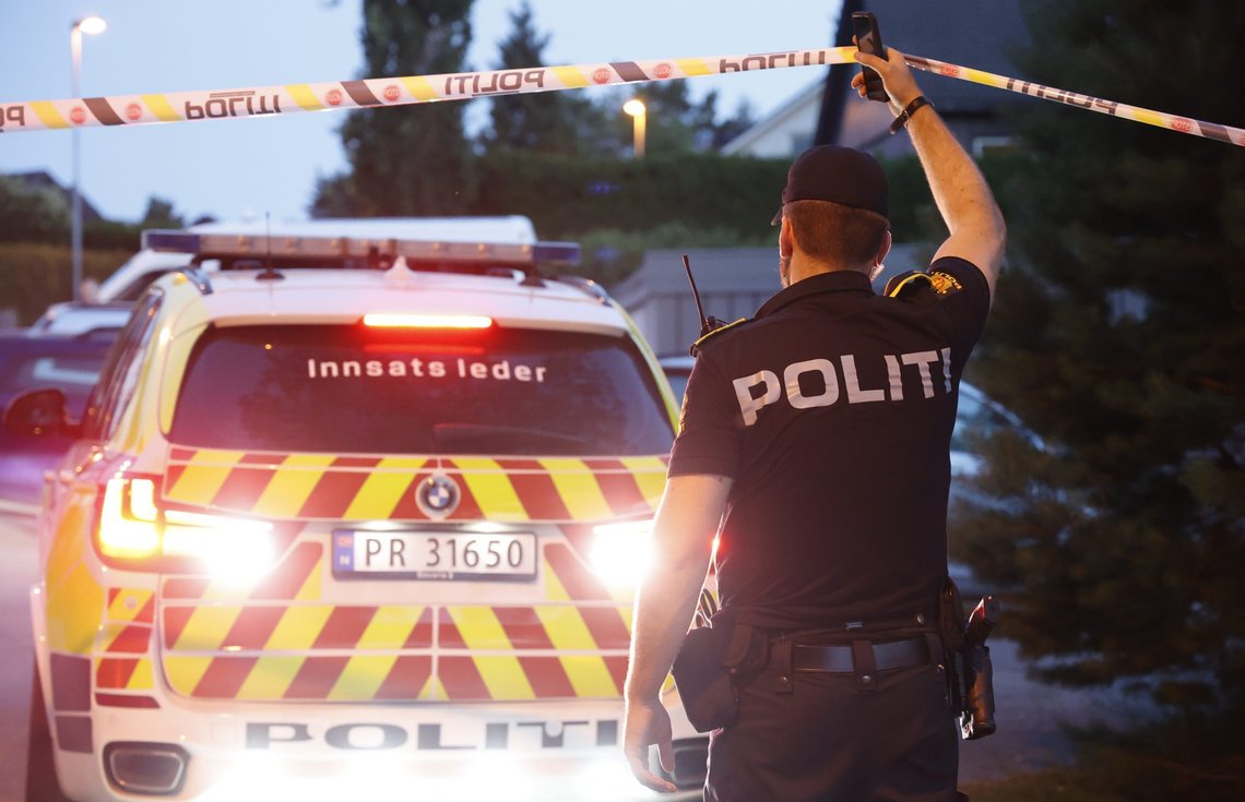 To personer er knivstukket i Voiebyen i Kristiansand.
Foto: Tor Erik Schrøder / NTB To personer er knivstukket i Voiebyen i Kristiansand.
Foto: Tor Erik Schrøder / NTB