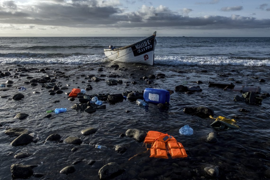 Kanariøyene opplever et økende press fra afrikanske migranter. Arkivfoto fra 2020 av Javier Bauluz, AP-NTB. Kanariøyene opplever et økende press fra afrikanske migranter. Arkivfoto fra 2020 av Javier Bauluz, AP-NTB.