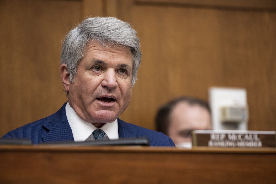 Rep. Michael McCaul, R-Texas, speaks during the House Committee on Foreign Affairs hearing on the administration foreign policy priorities on Capitol Hill on Wednesday, March 10, 2021, in Washington. (Ting Shen/Pool via AP) Rep. Michael McCaul, R-Texas, speaks during the House Committee on Foreign Affairs hearing on the administration foreign policy priorities on Capitol Hill on Wednesday, March 10, 2021, in Washington. (Ting Shen/Pool via AP)