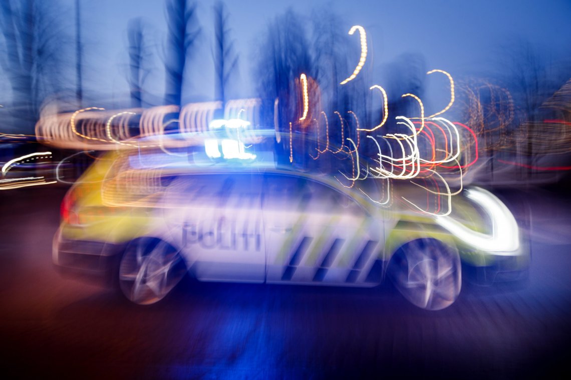 Politiet i Trondheim loggførte mer enn 150 oppdrag etter kl 23 natt til søndag. Foto: Heiko Junge / NTB Politiet i Trondheim loggførte mer enn 150 oppdrag etter kl 23 natt til søndag. Foto: Heiko Junge / NTB