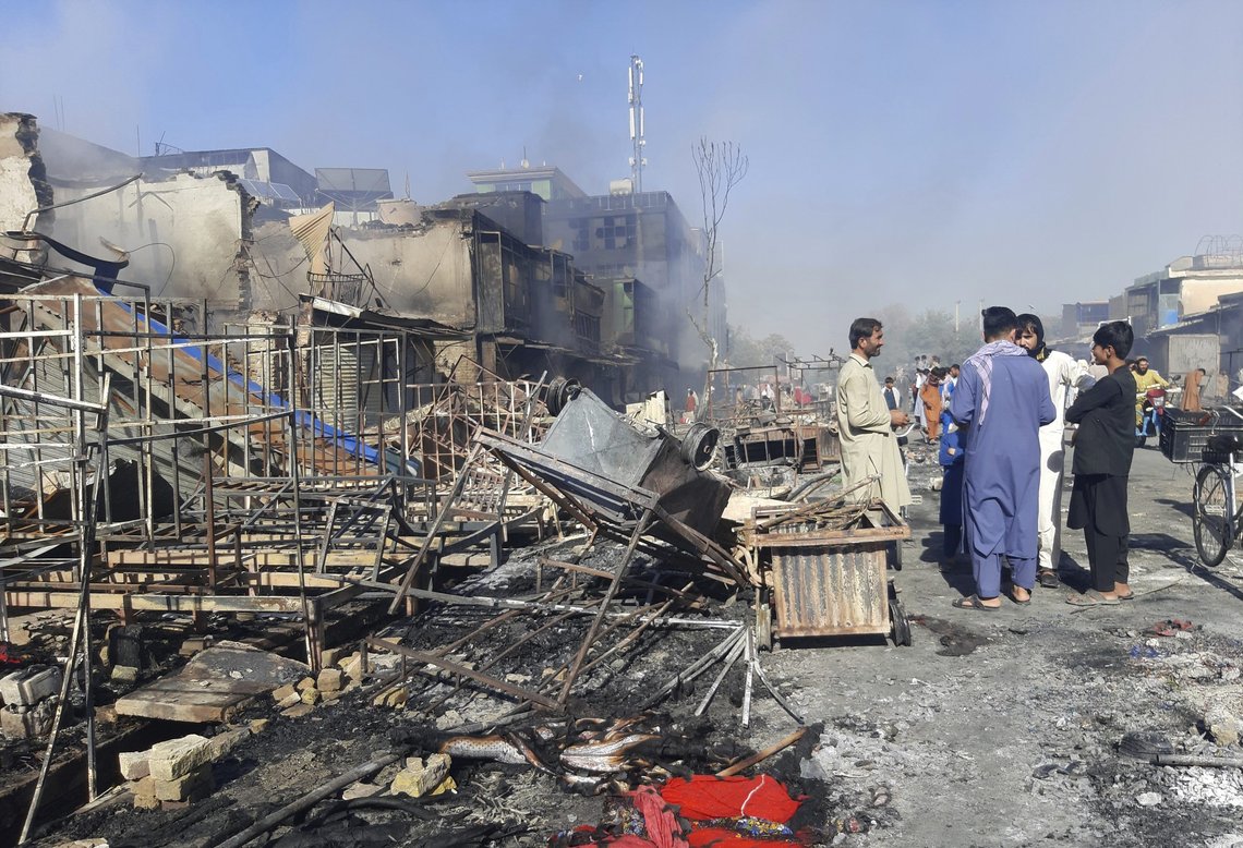 Taliban har de siste dagene tatt kontroll over fem provinshovedsteder, blant dem Kunduz (bildet), og truet mandag med å innta flere. Foto: Abdullah Sahil, AP / NTB. Taliban har de siste dagene tatt kontroll over fem provinshovedsteder, blant dem Kunduz (bildet), og truet mandag med å innta flere. Foto: Abdullah Sahil, AP / NTB.
