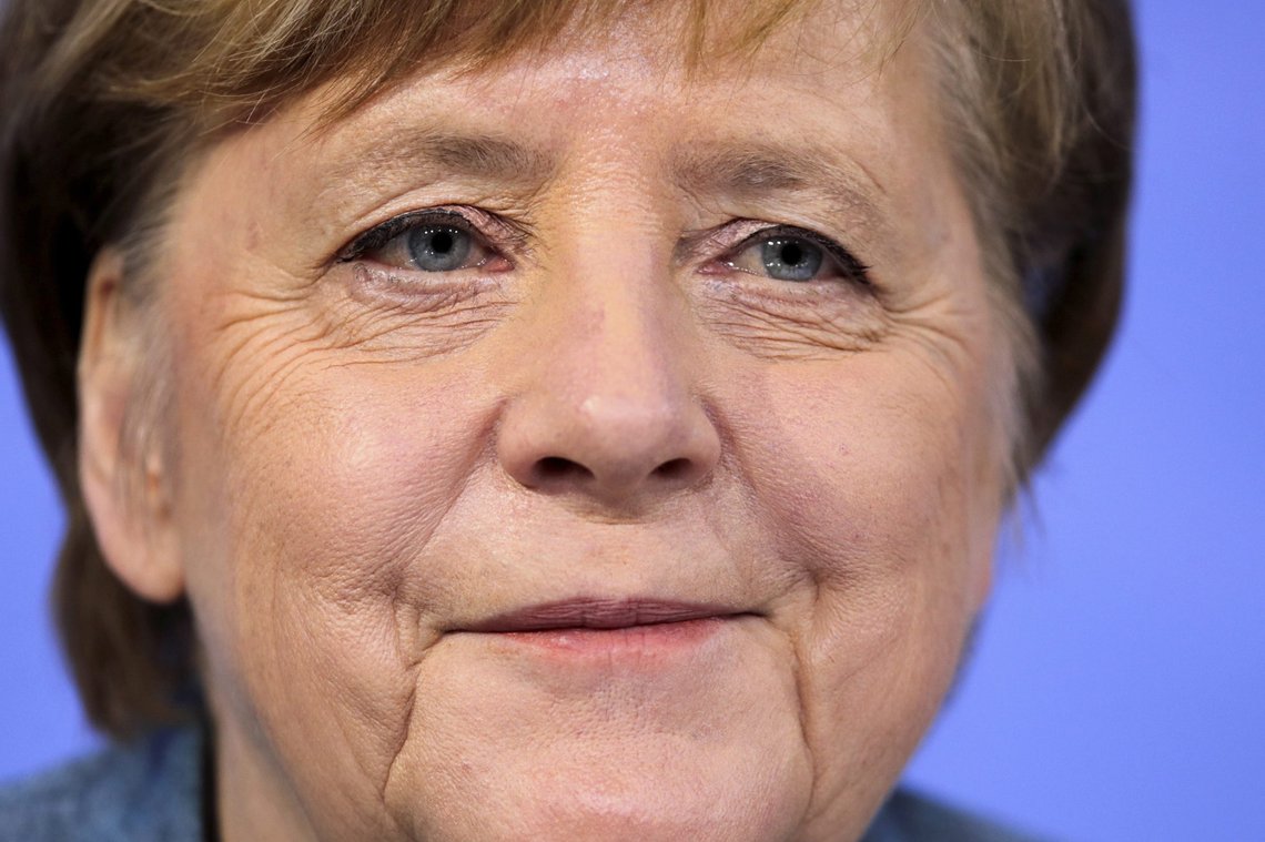 Frau Merkel. Hannibal Hanschke/Pool via AP/NTB Frau Merkel. Hannibal Hanschke/Pool via AP/NTB