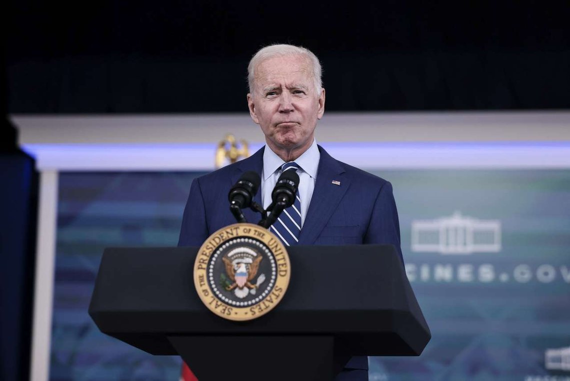 President Joe Biden brukte mandagen til å få sin tredje dose koronavaksine. Foto: Anna Moneymaker /Getty Images /AFP /NTB President Joe Biden brukte mandagen til å få sin tredje dose koronavaksine. Foto: Anna Moneymaker /Getty Images /AFP /NTB
