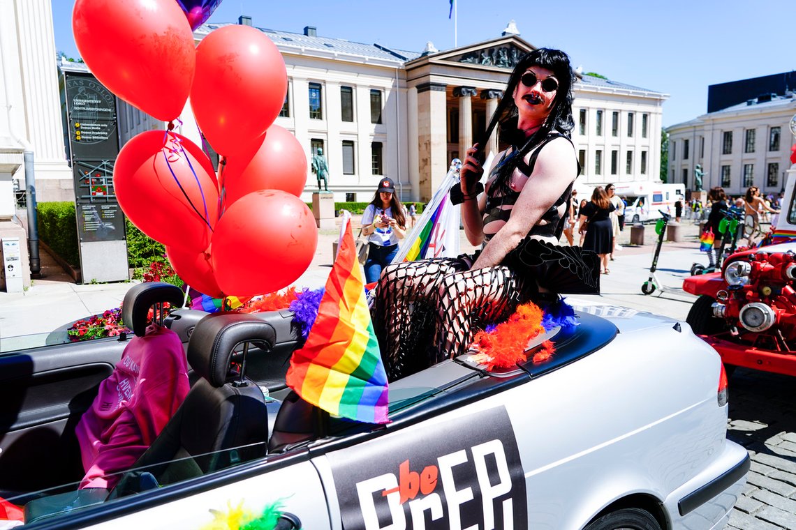 Pride Parade i Oslo sentrum i juni. Foto: Terje Pedersen / NTB Pride Parade i Oslo sentrum i juni. Foto: Terje Pedersen / NTB