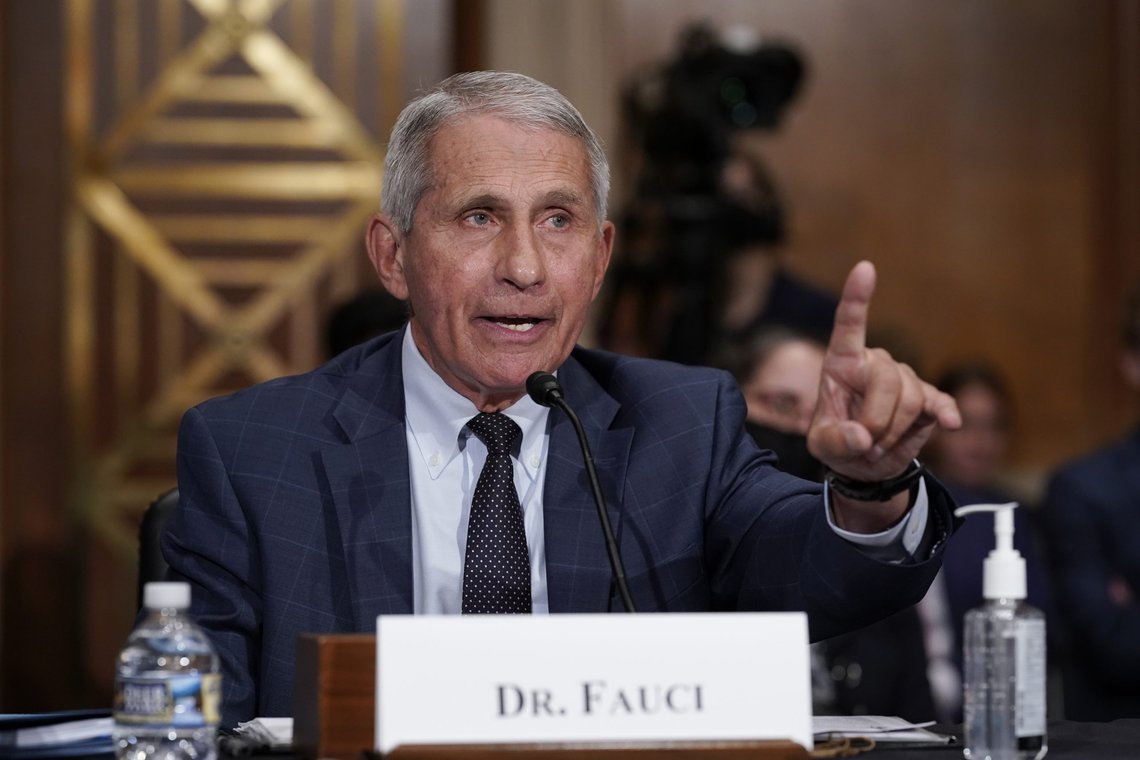 “Sen. Paul, with all due respect, you are entirely, entirely and completely incorrect… the NIH has not ever and does not now fund gain of function research in the Wuhan Institute,” Fauci said.. Foto: J. Scott Applewhite/AP/NTB “Sen. Paul, with all due respect, you are entirely, entirely and completely incorrect… the NIH has not ever and does not now fund gain of function research in the Wuhan Institute,” Fauci said.. Foto: J. Scott Applewhite/AP/NTB