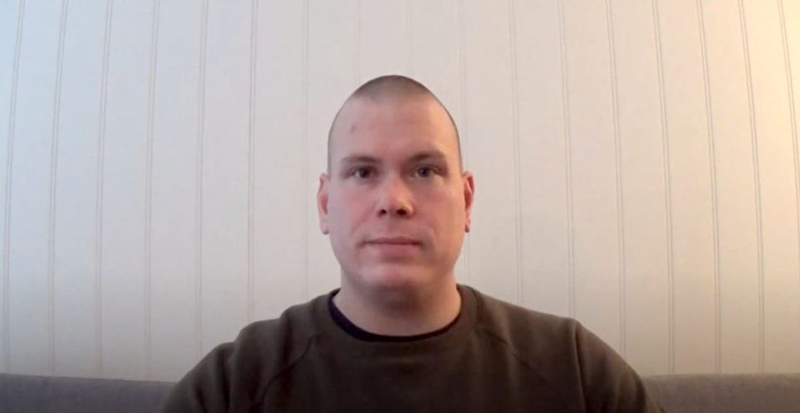 Stillbilde fra en video av Espen Andersen Bråthen. Foto: Privat Stillbilde fra en video av Espen Andersen Bråthen. Foto: Privat