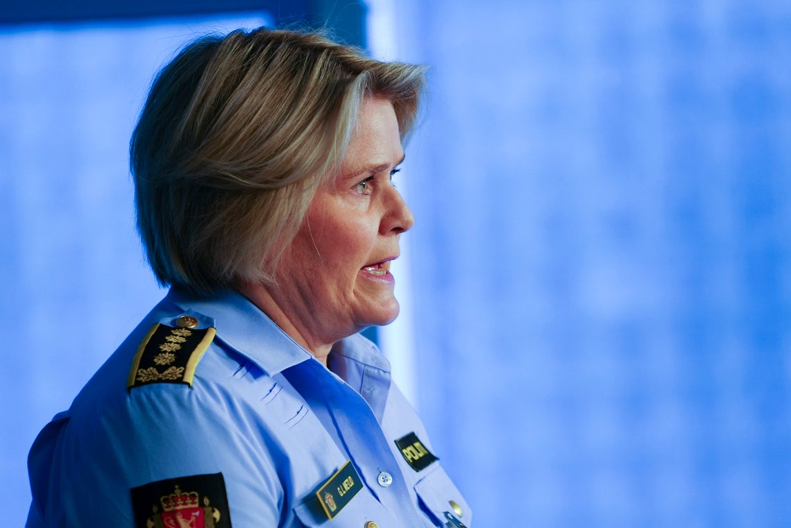 Grete Lien Metlid informerer om en skyteepisoden på Brynseng i slutten av august, og generelt om den økende trenden i slike hendelser i Oslo. Foto: Ali Zare / NTB Grete Lien Metlid informerer om en skyteepisoden på Brynseng i slutten av august, og generelt om den økende trenden i slike hendelser i Oslo. Foto: Ali Zare / NTB