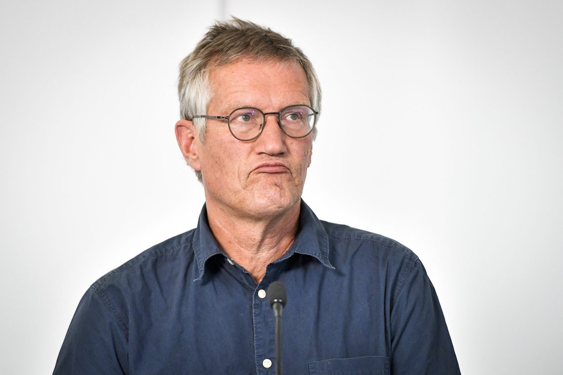 Statsepidemiolog Anders Tegnell er mannen bak Sveriges pandemistrategi.
Foto: Ali Lorestani / TT / NTB Statsepidemiolog Anders Tegnell er mannen bak Sveriges pandemistrategi.
Foto: Ali Lorestani / TT / NTB