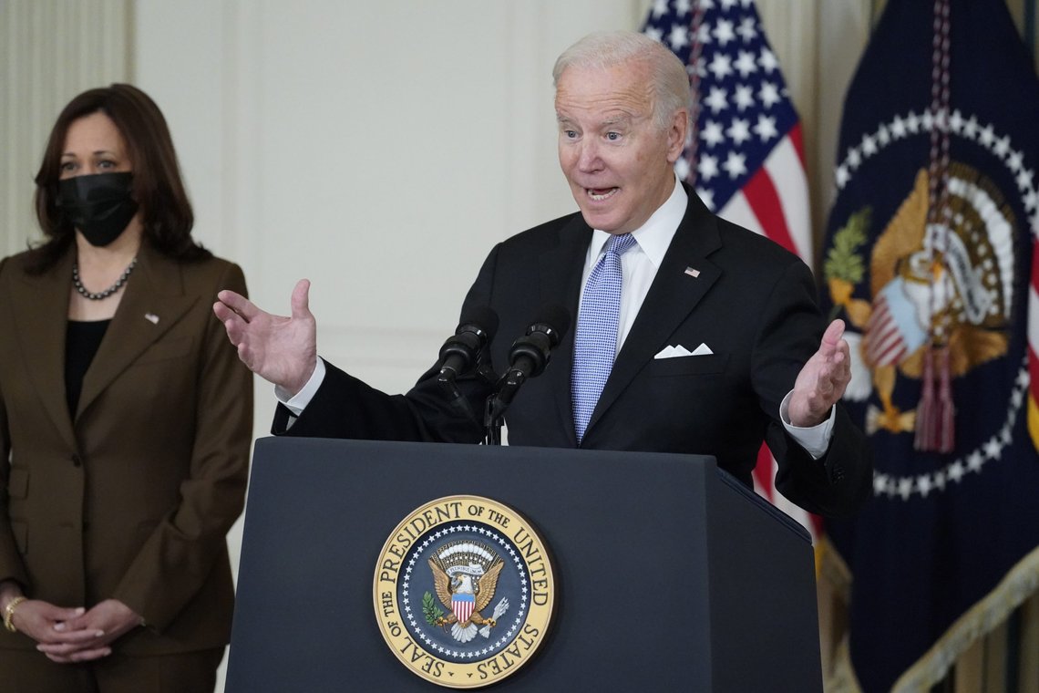 Støtten til president Joe Biden og visepresident Kamala Harris er historisk lav, ifølge en ny undersøkelse. Foto: Alex Brandon / AP / NTB. Støtten til president Joe Biden og visepresident Kamala Harris er historisk lav, ifølge en ny undersøkelse. Foto: Alex Brandon / AP / NTB.
