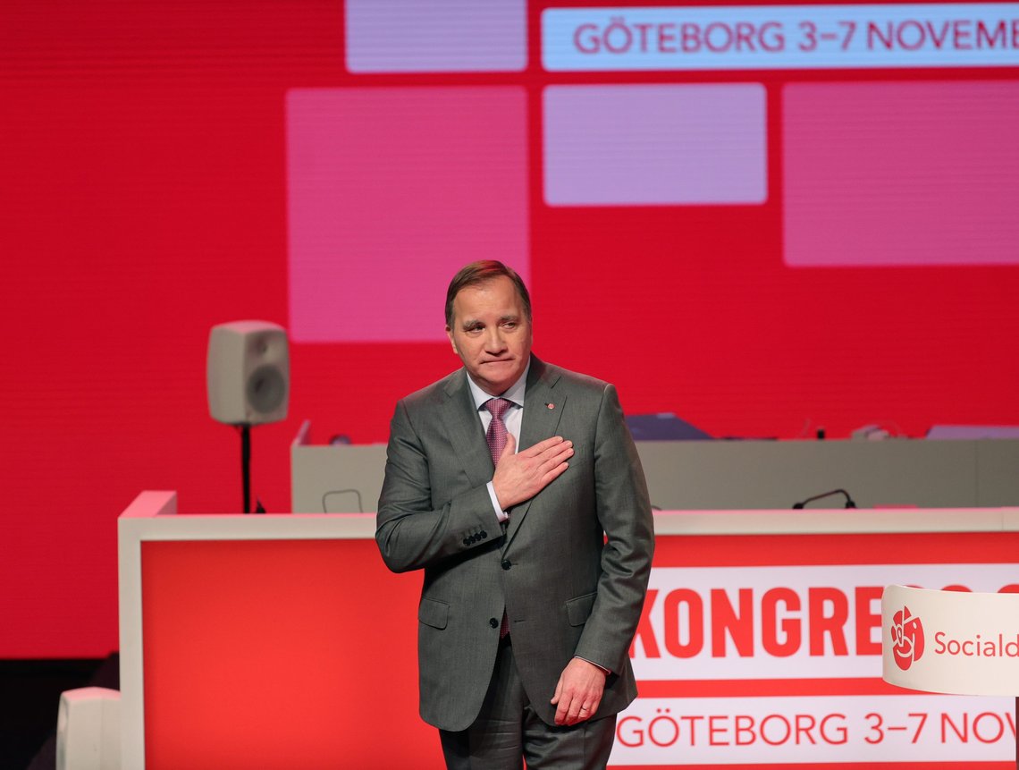 Sveriges statsminister Stefan Löfven kommer til å levere sin avskjedssøknad i begynnelsen av neste uke, opplyser hans pressesekretær. Foto: Adam Ihse / TT / NTB Sveriges statsminister Stefan Löfven kommer til å levere sin avskjedssøknad i begynnelsen av neste uke, opplyser hans pressesekretær. Foto: Adam Ihse / TT / NTB