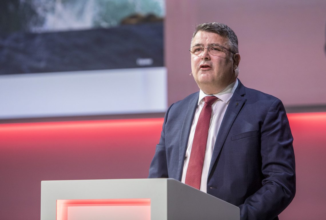 Oslo 20191126.
Equinor arrangerer høstkonferanse i samarbeid med Det internasjonale energibyrået (IEA) og Olje- og energidepartementet. Olje- og energiminister Kjell-Børge Freiberg (Frp).
Foto: Ole Berg-Rusten / NTB Oslo 20191126.
Equinor arrangerer høstkonferanse i samarbeid med Det internasjonale energibyrået (IEA) og Olje- og energidepartementet. Olje- og energiminister Kjell-Børge Freiberg (Frp).
Foto: Ole Berg-Rusten / NTB