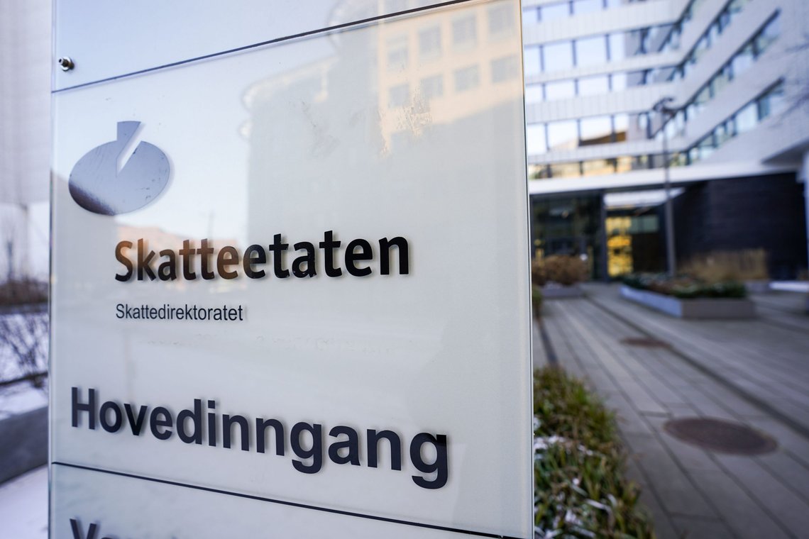 Inngangen til Skatteetaten (Skattedirektoratet) ved Helsfyr i Oslo.
Foto: Lise Åserud / NTB Inngangen til Skatteetaten (Skattedirektoratet) ved Helsfyr i Oslo.
Foto: Lise Åserud / NTB