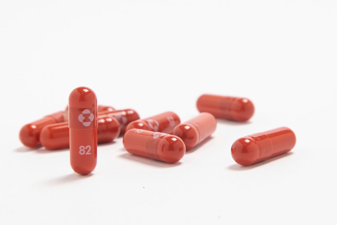 Koronapillen fra legemiddelselskapet Merck. Foto: AP / NTB Koronapillen fra legemiddelselskapet Merck. Foto: AP / NTB