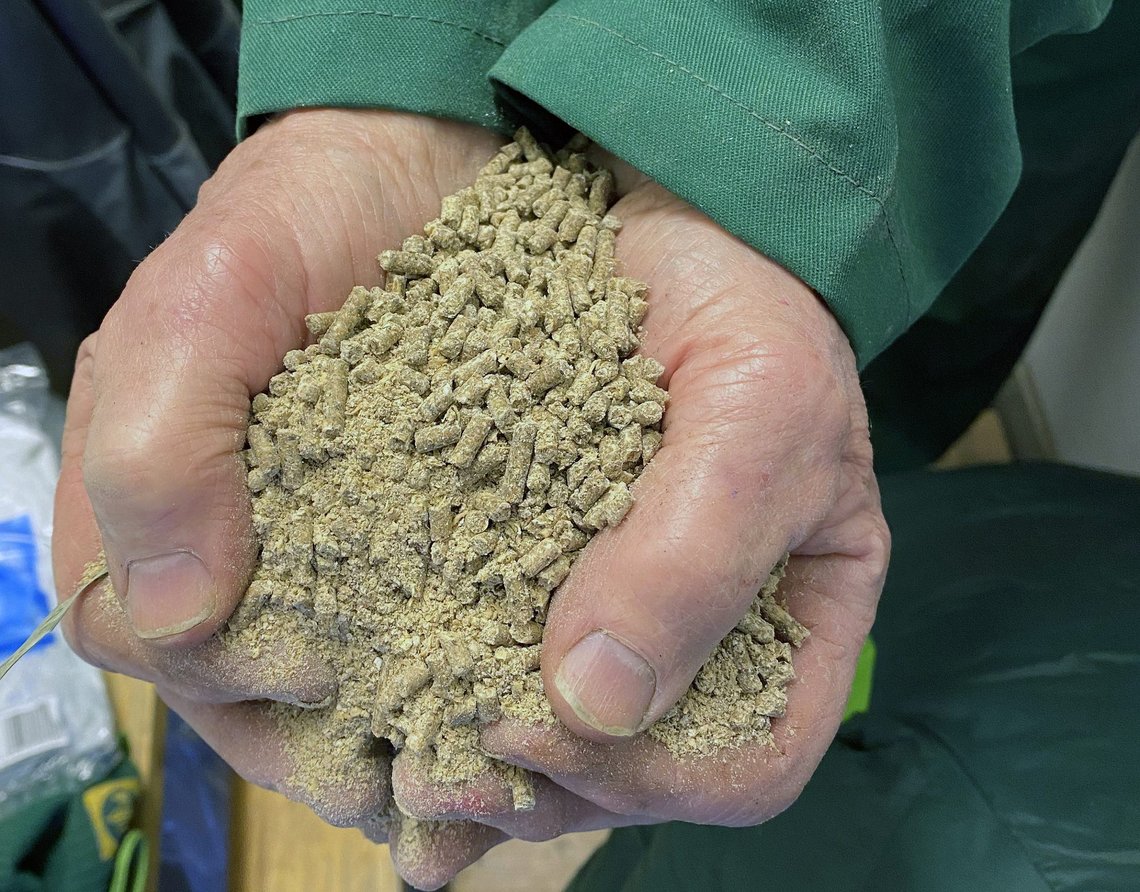 Kraftfor, produsert av gjær fra norsk gran! Foto: Felleskjøpet Kraftfor, produsert av gjær fra norsk gran! Foto: Felleskjøpet