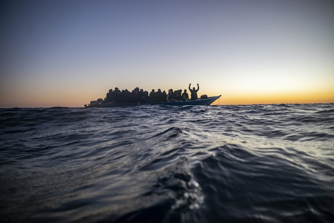 Et stort antall migranter har krysset Middelhavet fra Libya til Europa de siste 10 årene. Foto: Bruno Thevenin, AP-NTB. Et stort antall migranter har krysset Middelhavet fra Libya til Europa de siste 10 årene. Foto: Bruno Thevenin, AP-NTB.