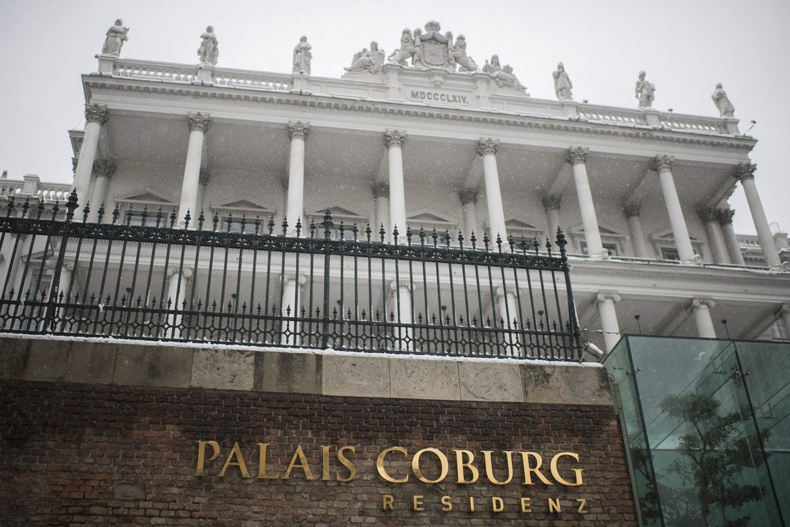 Samtalene med Iran finner sted på Palais Coburg-hotellet i Wien i Østerrike. Foto: Michael Gruber / AP / NTB Samtalene med Iran finner sted på Palais Coburg-hotellet i Wien i Østerrike. Foto: Michael Gruber / AP / NTB