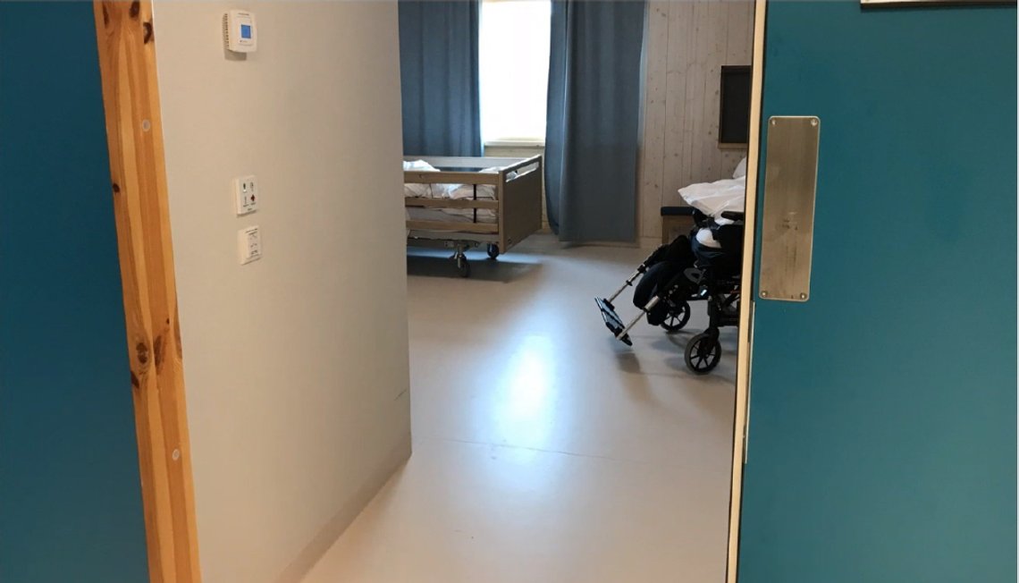 «Emma» sitt rom på omsorgssenteret i Alta. Foto: politiet. «Emma» sitt rom på omsorgssenteret i Alta. Foto: politiet.